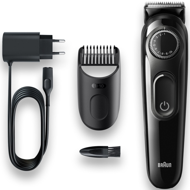 Braun Skäggtrimmer 3 BT3322 i gruppen SKÖNHET & HÄLSA / Hår & Styling / Rakning & Trimning / Skäggtrimmers & Tillbehör hos TP E-commerce Nordic AB (C15176)