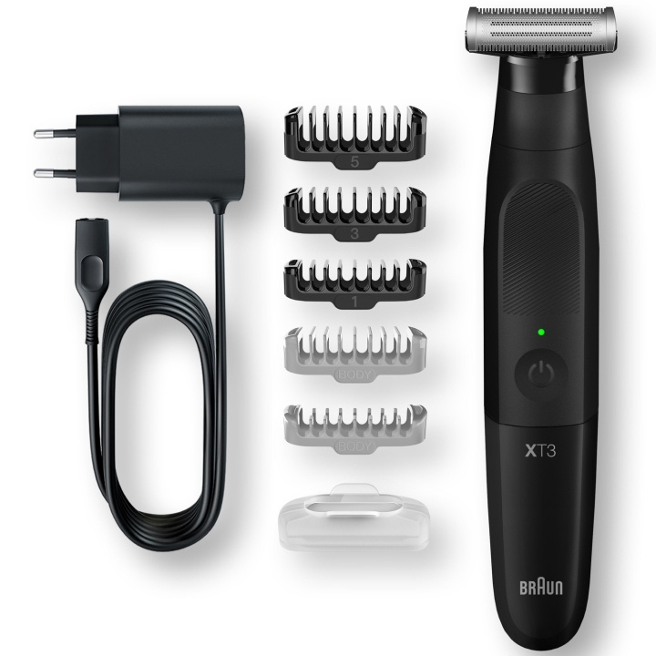 Braun Skäggtrimmer Series X XT3200 i gruppen SKÖNHET & HÄLSA / Hår & Styling / Rakning & Trimning / Skäggtrimmers & Tillbehör hos TP E-commerce Nordic AB (C15183)