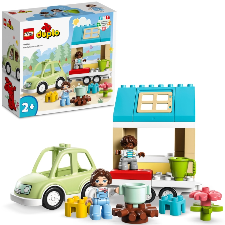 LEGO DUPLO Familjehus På Hjul 10986 i gruppen LEKSAKER, BARN- & BABYPRODUKTER / Leksaker / Byggleksaker / Lego hos TP E-commerce Nordic AB (C15294)