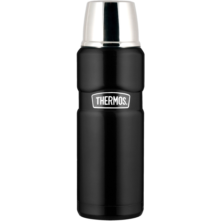 Thermos Termos King 1,2 L Matt Svart Svart i gruppen SPORT, FRITID & HOBBY / Friluftsliv / Termosar & Vattenflaskor hos TP E-commerce Nordic AB (C15311)