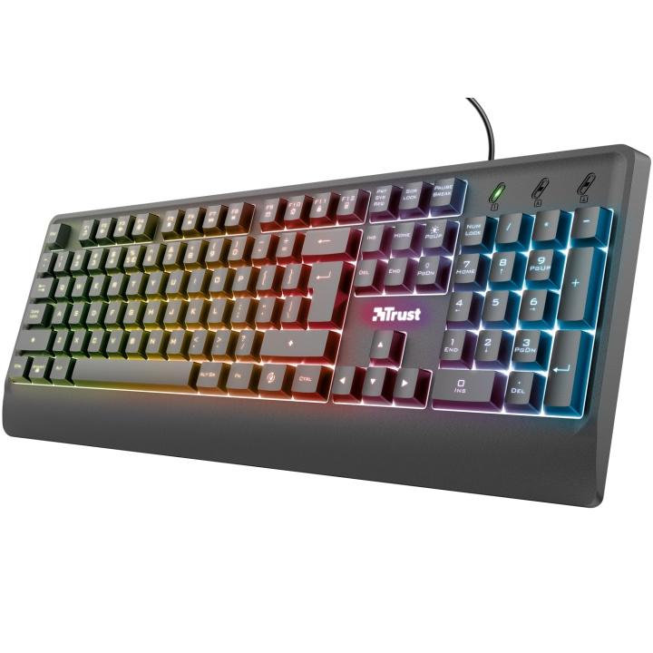 Trust Ziva Gaming keyboard LED Nordic i gruppen DATORER & KRINGUTRUSTNING / Gaming / Tangentbord hos TP E-commerce Nordic AB (C15322)