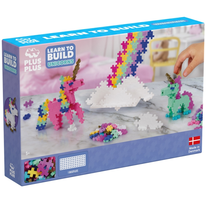 Plus Plus Learn To Build Unicorns i gruppen LEKSAKER, BARN- & BABYPRODUKTER / Leksaker / Byggleksaker / Byggklossar & övriga byggleksaker hos TP E-commerce Nordic AB (C15341)