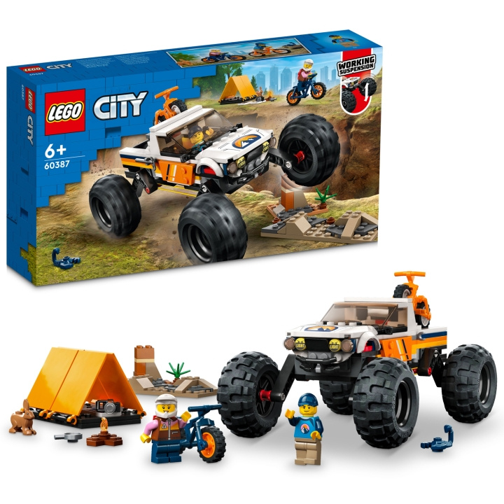 LEGO Terrängbilsäventyr 60387 i gruppen LEKSAKER, BARN- & BABYPRODUKTER / Leksaker / Byggleksaker / Lego hos TP E-commerce Nordic AB (C15363)