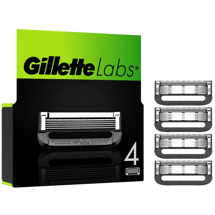 Gillette Rakblad Labs 4st i gruppen SKÖNHET & HÄLSA / Hår & Styling / Rakning & Trimning / Rakhyvlar & Tillbehör hos TP E-commerce Nordic AB (C15366)