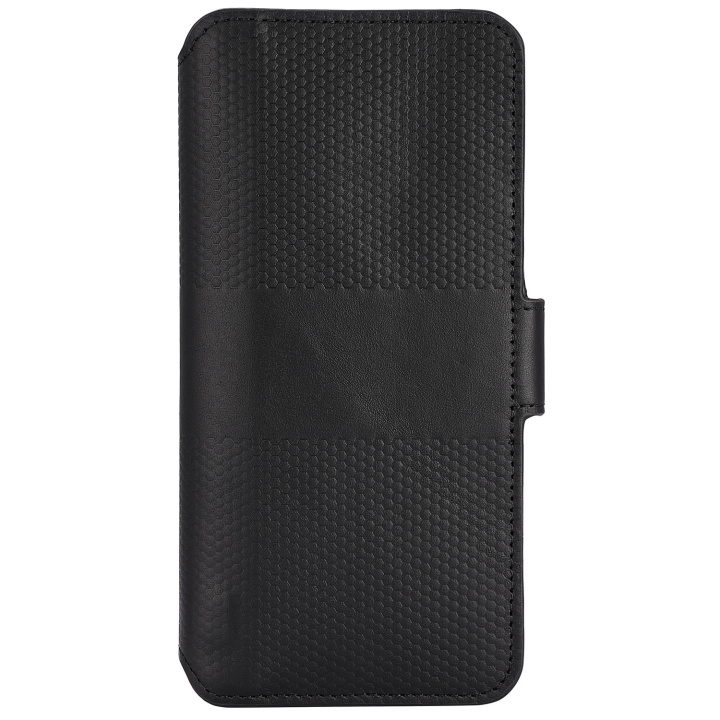 Krusell Leather Phone Wallet iPhone 14 Plus Svart i gruppen SMARTPHONE & SURFPLATTOR / Mobilskydd / Apple / iPhone 14 hos TP E-commerce Nordic AB (C15384)