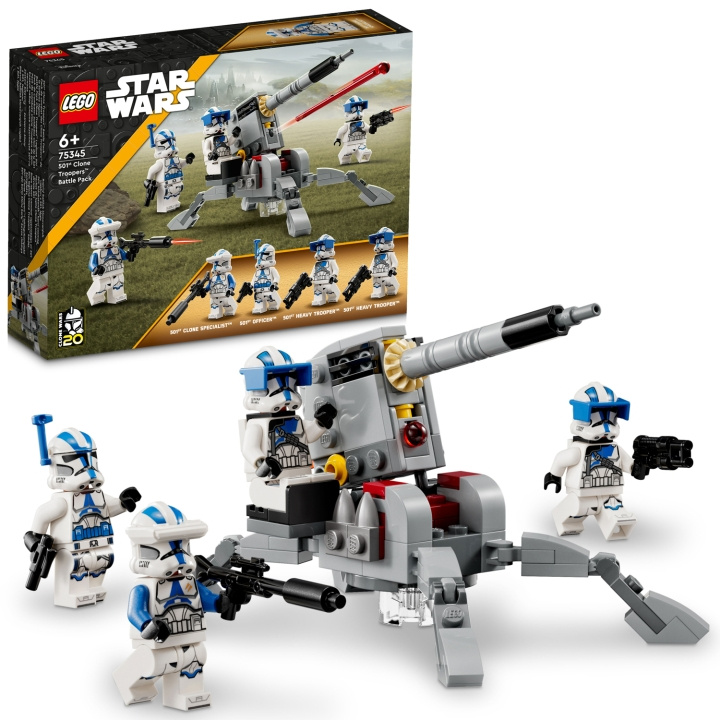LEGO 501st Clone Troopers Battle Pack 75345 i gruppen LEKSAKER, BARN- & BABYPRODUKTER / Leksaker / Byggleksaker / Lego hos TP E-commerce Nordic AB (C15407)