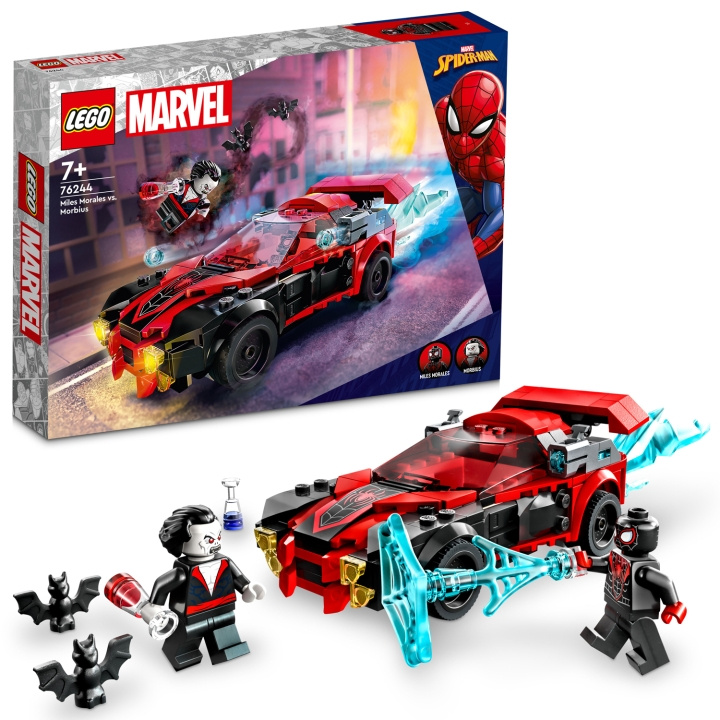 LEGO Miles Morales mot Morbius 76244 i gruppen LEKSAKER, BARN- & BABYPRODUKTER / Leksaker / Byggleksaker / Lego hos TP E-commerce Nordic AB (C15412)