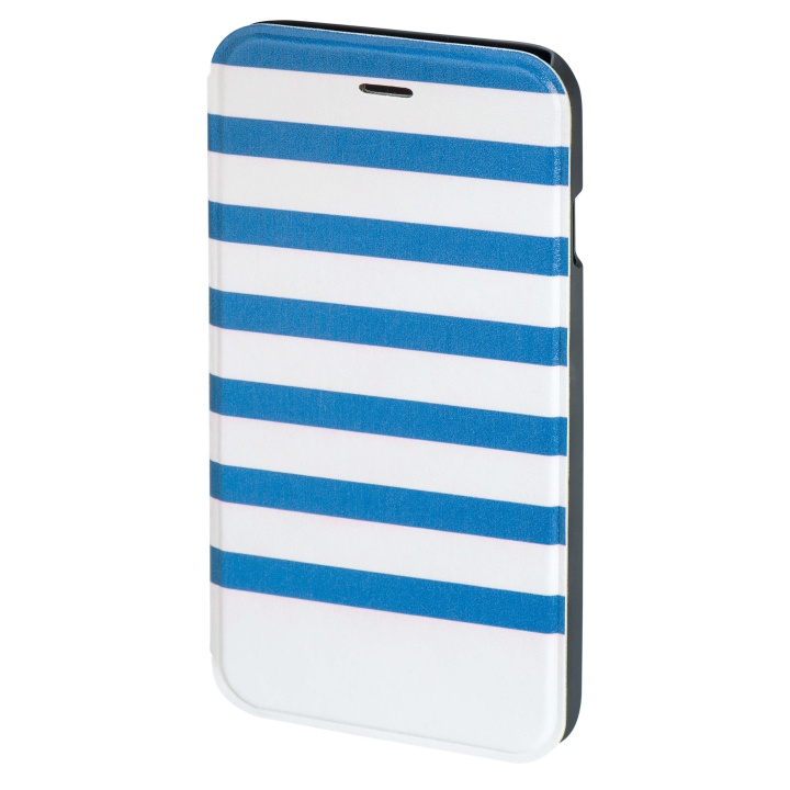 Hama Mobilfodral Stripe Blå/Vit - iPhone 6/6S i gruppen SMARTPHONE & SURFPLATTOR / Mobilskydd / Apple / iPhone 6/6S hos TP E-commerce Nordic AB (C15487)