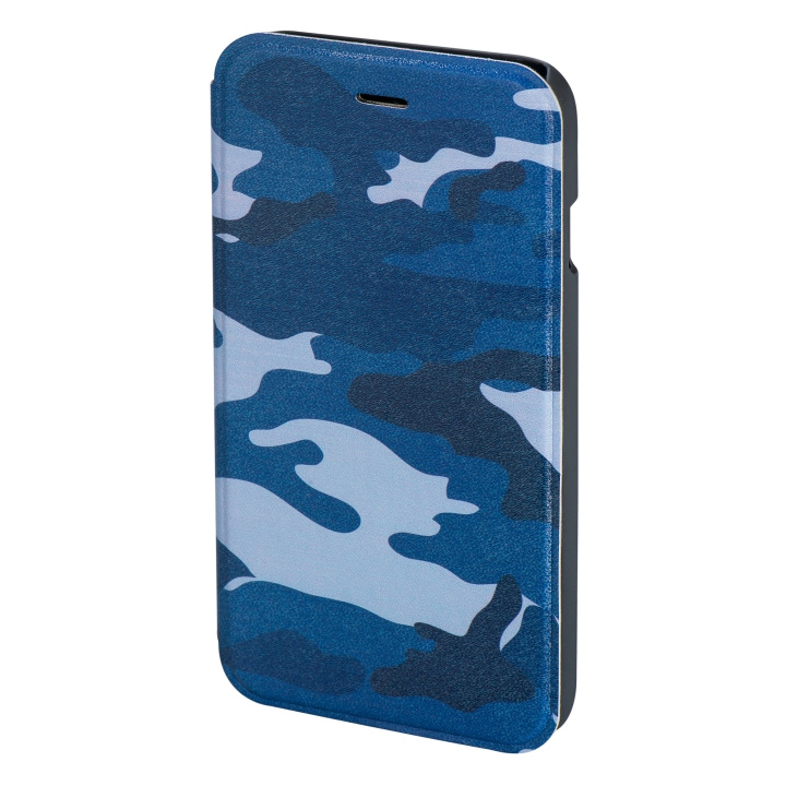 HAMA Plånboksväska DesignLine iPhone6/6S Camo Blå i gruppen SMARTPHONE & SURFPLATTOR / Mobilskydd / Apple / iPhone 6/6S hos TP E-commerce Nordic AB (C15492)