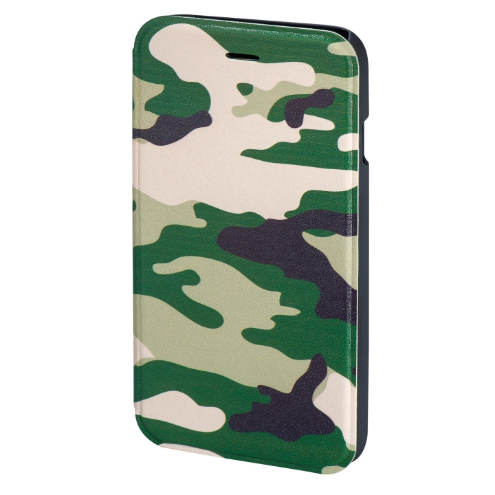 HAMA Plånboksväska DesignLine iPhone 6/7/8/SE Camo Green i gruppen SMARTPHONE & SURFPLATTOR / Mobilskydd / Apple / iPhone 6/6S hos TP E-commerce Nordic AB (C15493)