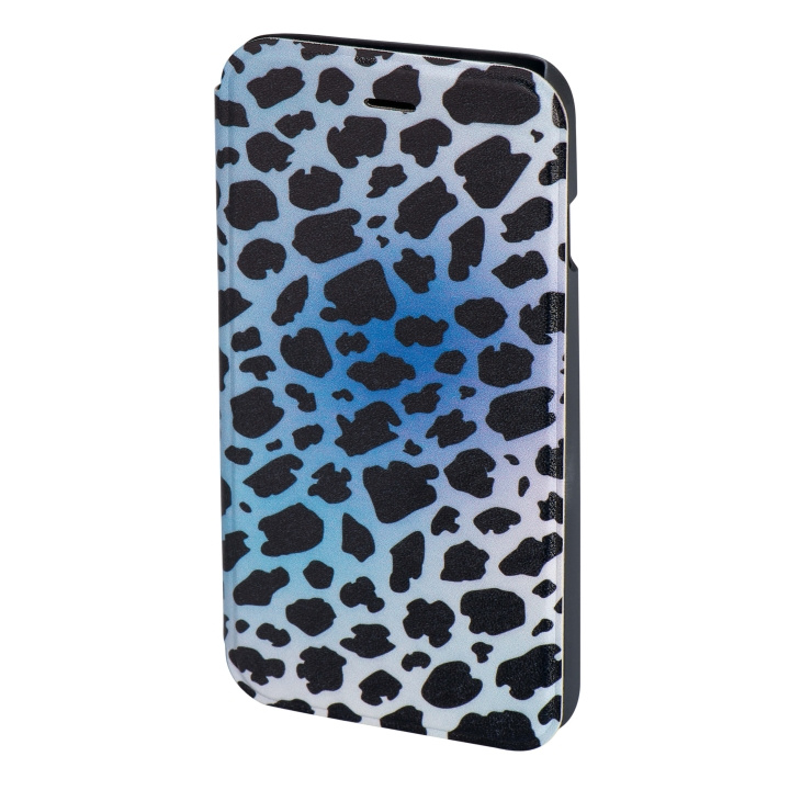 Hama Plånboksväska DesignLine iPhone6/6S Leopard Blå i gruppen SMARTPHONE & SURFPLATTOR / Mobilskydd / Apple / iPhone 6/6S hos TP E-commerce Nordic AB (C15497)