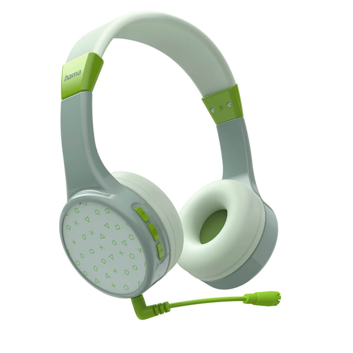 Hama Headphone Teens Guard On-Ear Wireless 85dB Green i gruppen HEMELEKTRONIK / Ljud & Bild / Hörlurar & Tillbehör / Hörlurar hos TP E-commerce Nordic AB (C15525)