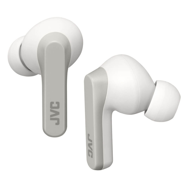 JVC Hörlur In-Ear True Wireless Stix Vit HA-A9T-W-E i gruppen HEMELEKTRONIK / Ljud & Bild / Hörlurar & Tillbehör / Hörlurar hos TP E-commerce Nordic AB (C15645)