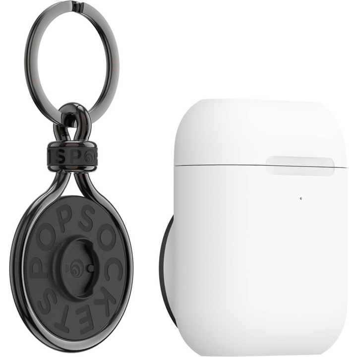 POPSOCKETS Airpods holder + PopChain Vit Fodral + Nyckelring Premium i gruppen SMARTPHONE & SURFPLATTOR / Övriga tillbehör / Popsockets hos TP E-commerce Nordic AB (C15654)