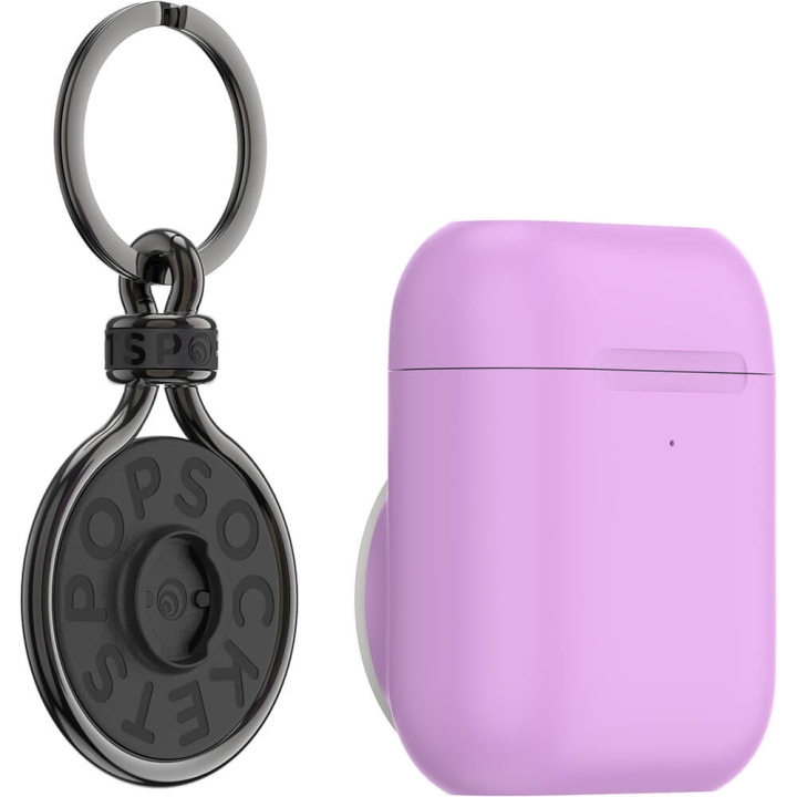 POPSOCKETS POPSOCKETS Airpods holder + PopChain Purple Fodral + Nyckelring Premium i gruppen SMARTPHONE & SURFPLATTOR / Övriga tillbehör / Popsockets hos TP E-commerce Nordic AB (C15655)