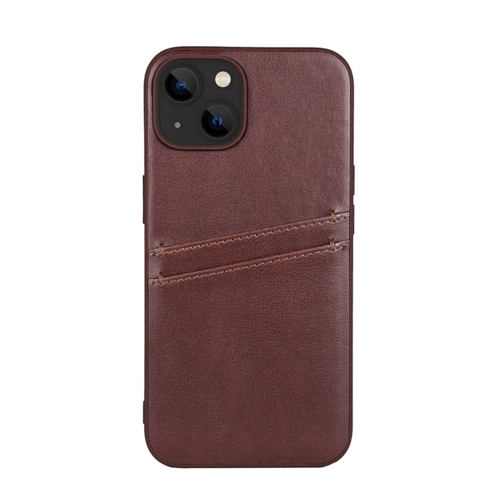 Buffalo Mobilskal PU Brun - iPhone 13/14 i gruppen SMARTPHONE & SURFPLATTOR / Mobilskydd / Apple / iPhone 14 hos TP E-commerce Nordic AB (C15705)