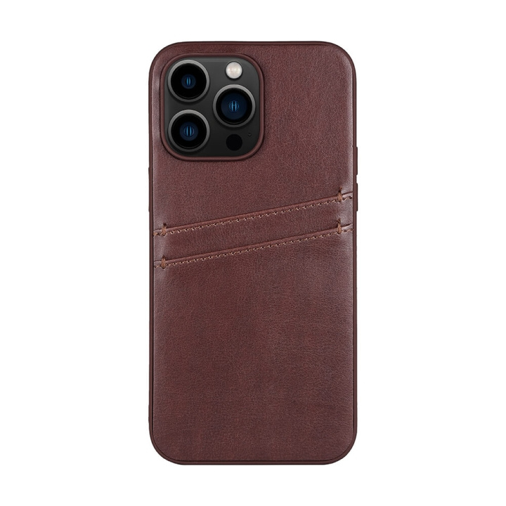 Buffalo Mobilskal PU Brun - iPhone 14 Pro Max i gruppen SMARTPHONE & SURFPLATTOR / Mobilskydd / Apple / iPhone 14 hos TP E-commerce Nordic AB (C15708)