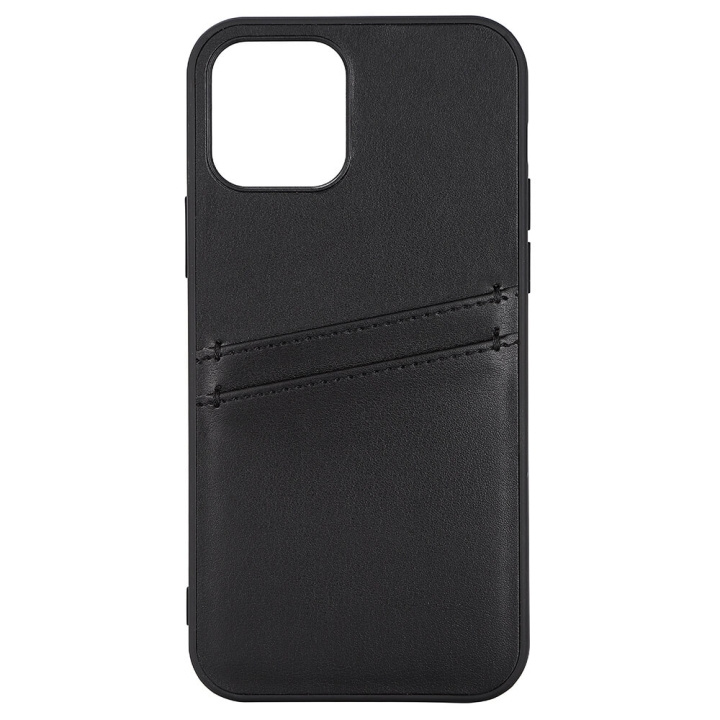 Buffalo Mobilskal PU 2 Kortfack Svart- iPhone 12/12 Pro i gruppen SMARTPHONE & SURFPLATTOR / Mobilskydd / Apple / iPhone 12/12 Pro / Skal hos TP E-commerce Nordic AB (C15720)