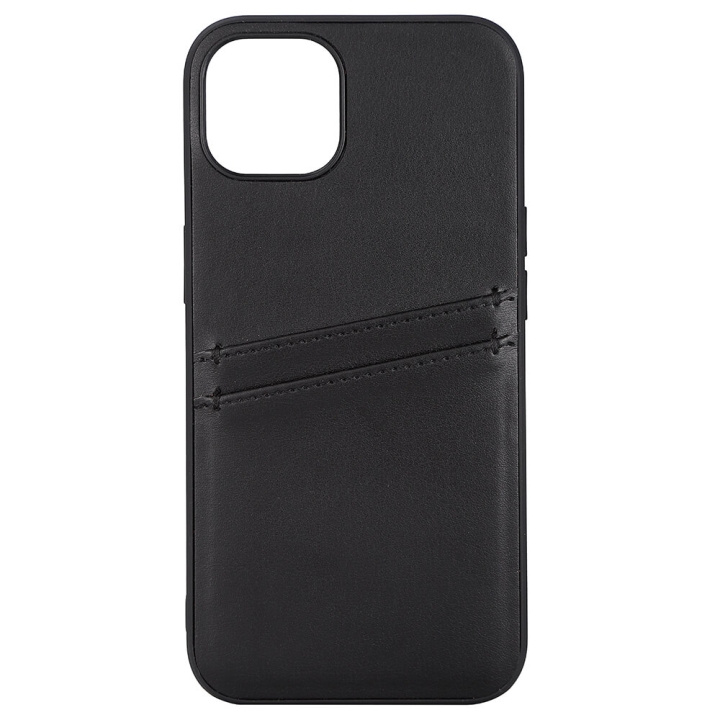 Buffalo Mobilskal PU Svart - iPhone 13 i gruppen SMARTPHONE & SURFPLATTOR / Mobilskydd / Apple / iPhone 13 / Skal hos TP E-commerce Nordic AB (C15722)