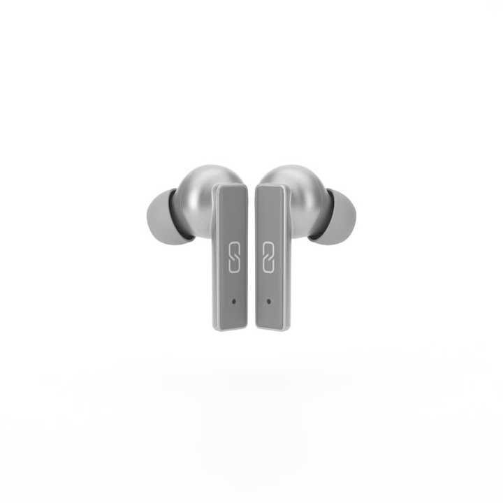 LEDWOOD Hörlur Titan TWS True Wireless In-Ear Silver i gruppen HEMELEKTRONIK / Ljud & Bild / Hörlurar & Tillbehör / Hörlurar hos TP E-commerce Nordic AB (C15787)