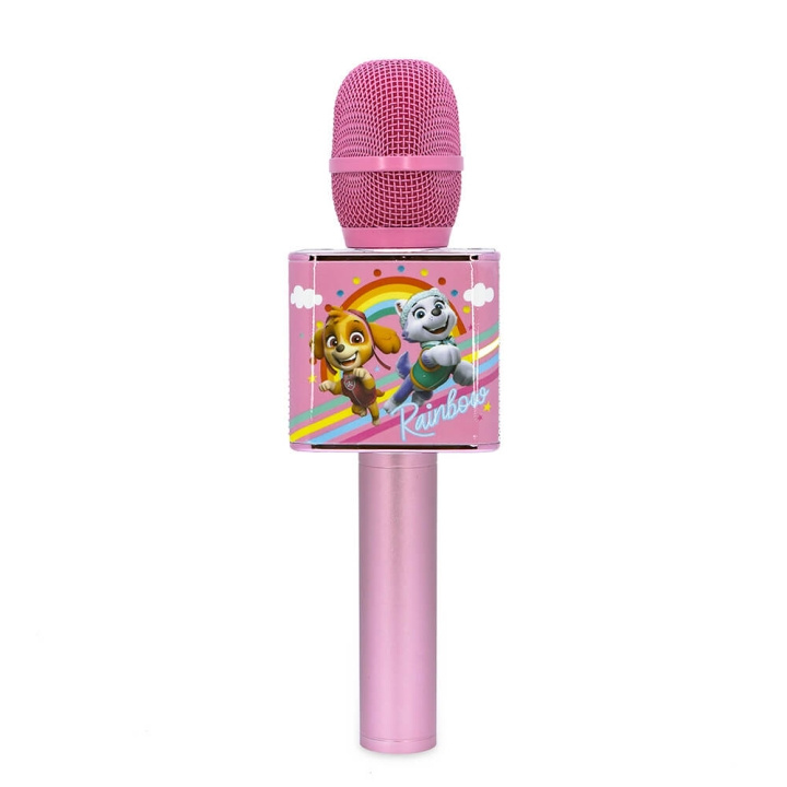 Paw Patrol Karaoke Mikrofon Rosa i gruppen HEMELEKTRONIK / Ljud & Bild / Handhållna mikrofoner hos TP E-commerce Nordic AB (C15796)