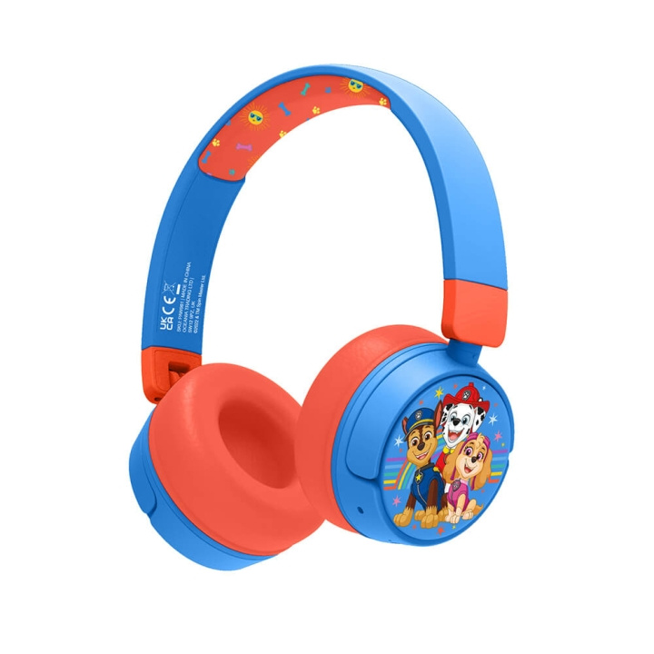 Paw Patrol Hörlur On-Ear Junior Trådlös 85dB/95dB i gruppen HEMELEKTRONIK / Ljud & Bild / Hörlurar & Tillbehör / Hörlurar hos TP E-commerce Nordic AB (C15798)