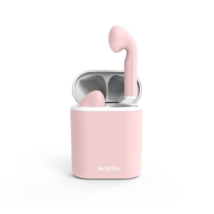 North True Wireless Hörlur TOUCH ONE Rosa TWS i gruppen HEMELEKTRONIK / Ljud & Bild / Hörlurar & Tillbehör / Hörlurar hos TP E-commerce Nordic AB (C15808)