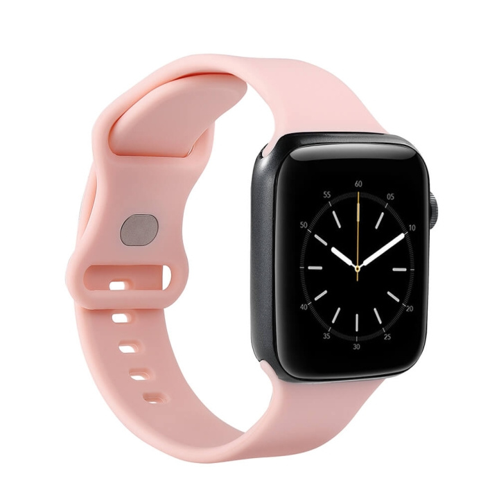 Klockarmband i Silikon till Apple Watch 38/40/41mm, Rosa i gruppen SPORT, FRITID & HOBBY / Smartwatch & Aktivitetsarmband / Tillbehör hos TP E-commerce Nordic AB (C15824)
