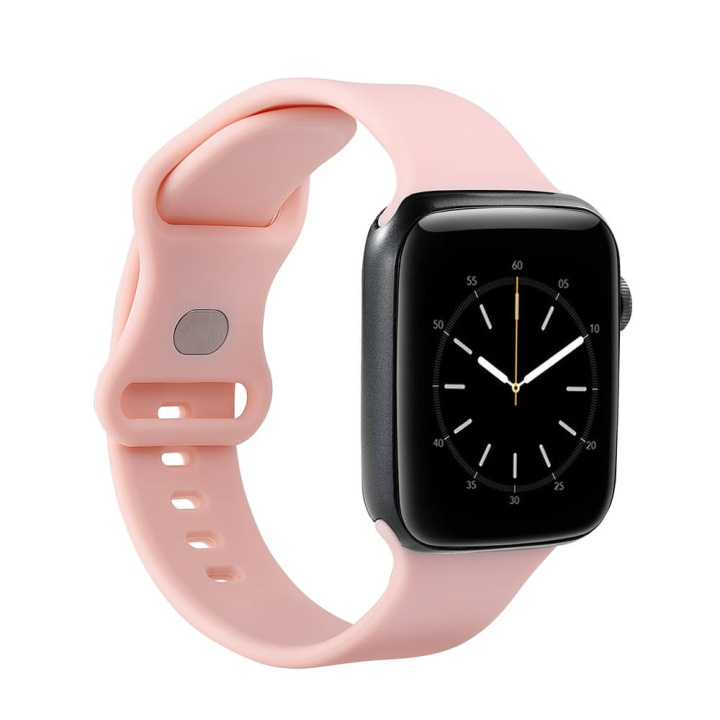Gear Klockarmband Silikon ROSA Apple Watch 42/44/45mm i gruppen SPORT, FRITID & HOBBY / Smartwatch & Aktivitetsarmband / Tillbehör hos TP E-commerce Nordic AB (C15825)