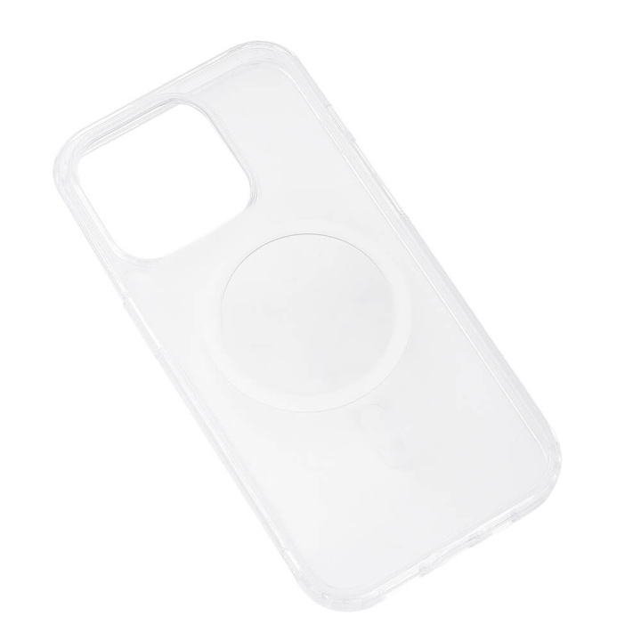 GEAR Mobilskal TPU MagSeries Transparent - iPhone 14 Pro i gruppen SMARTPHONE & SURFPLATTOR / Mobilskydd / Apple / iPhone 14 hos TP E-commerce Nordic AB (C15834)
