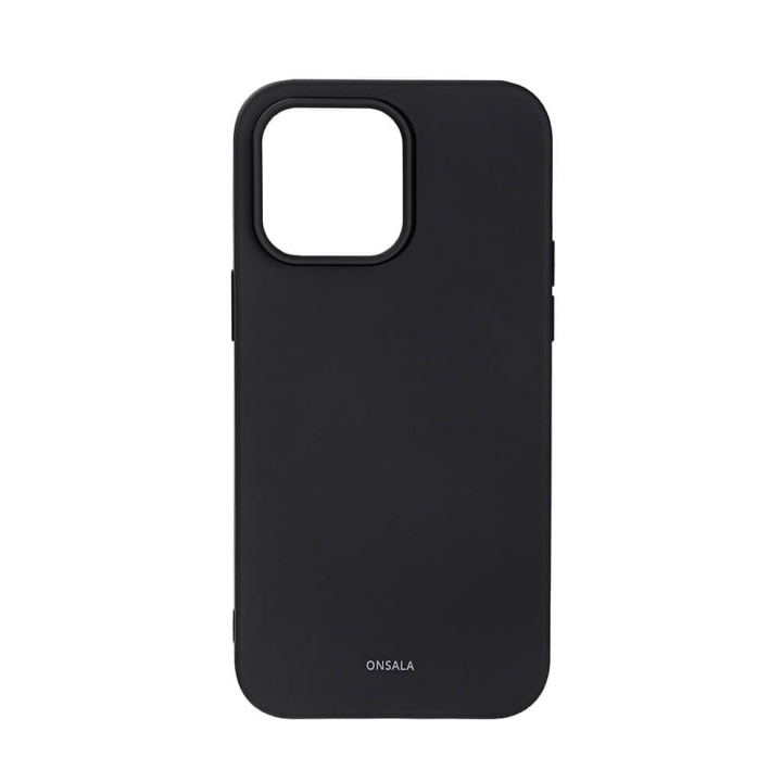 Onsala Mobilskal Silikon Black - iPhone 14 Pro Max i gruppen SMARTPHONE & SURFPLATTOR / Mobilskydd / Apple / iPhone 14 hos TP E-commerce Nordic AB (C15848)