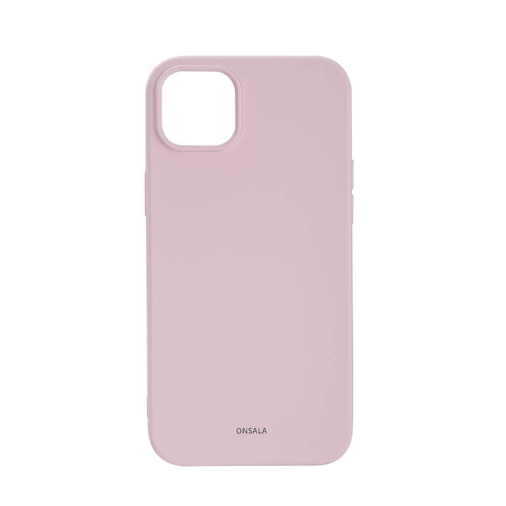 ONSALA Mobilskal Silikon Chalk Pink - iPhone 14 Plus i gruppen SMARTPHONE & SURFPLATTOR / Mobilskydd / Apple / iPhone 14 hos TP E-commerce Nordic AB (C15850)