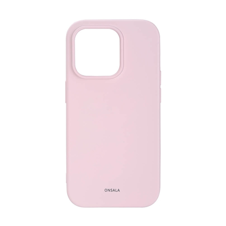 ONSALA Mobilskal Silikon Chalk Pink - iPhone 14 Pro i gruppen SMARTPHONE & SURFPLATTOR / Mobilskydd / Apple / iPhone 14 hos TP E-commerce Nordic AB (C15851)