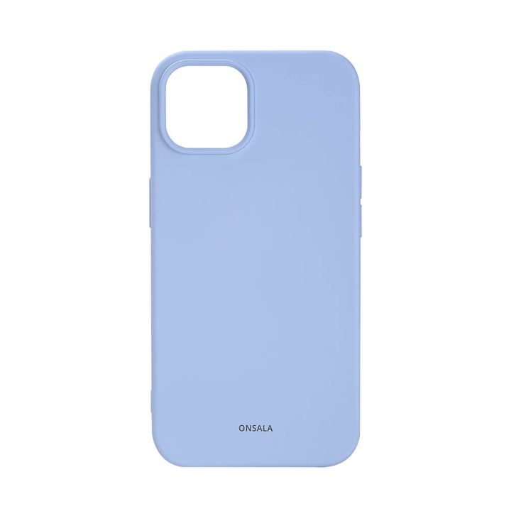 ONSALA Mobilskal Silikon Light Blue - iPhone 13/14 i gruppen SMARTPHONE & SURFPLATTOR / Mobilskydd / Apple / iPhone 14 hos TP E-commerce Nordic AB (C15853)