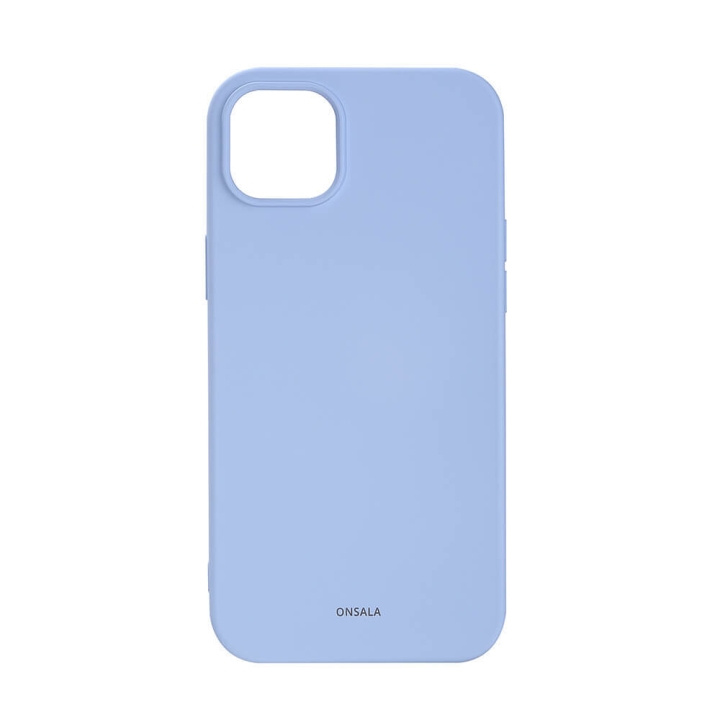 ONSALA Mobilskal Silikon Light Blue - iPhone 14 Plus i gruppen SMARTPHONE & SURFPLATTOR / Mobilskydd / Apple / iPhone 14 hos TP E-commerce Nordic AB (C15854)