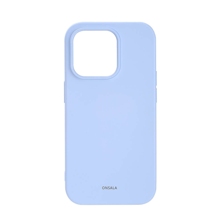 Onsala Mobilskal Silikon Light Blue - iPhone 14 Pro i gruppen SMARTPHONE & SURFPLATTOR / Mobilskydd / Apple / iPhone 14 hos TP E-commerce Nordic AB (C15855)