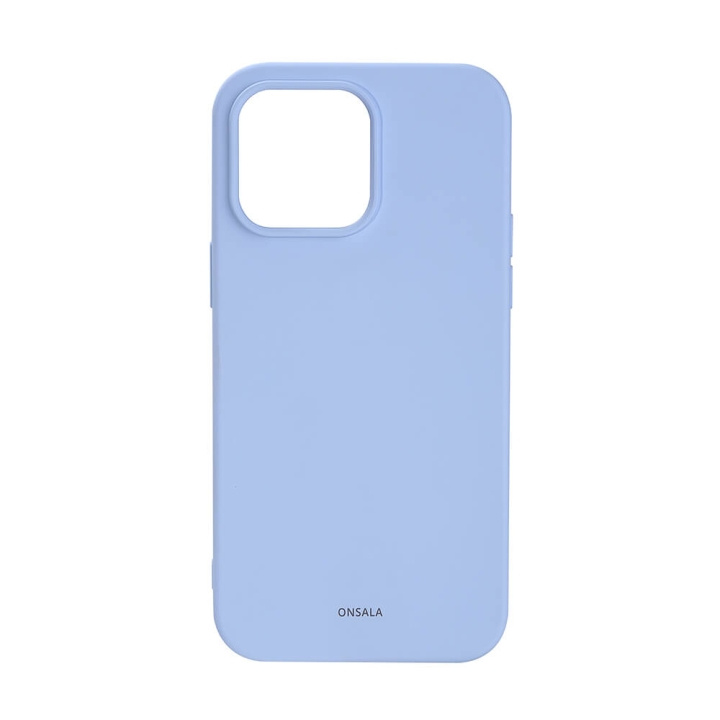 ONSALA Mobilskal Silikon Light Blue - iPhone 14 Pro Max i gruppen SMARTPHONE & SURFPLATTOR / Mobilskydd / Apple / iPhone 14 hos TP E-commerce Nordic AB (C15856)