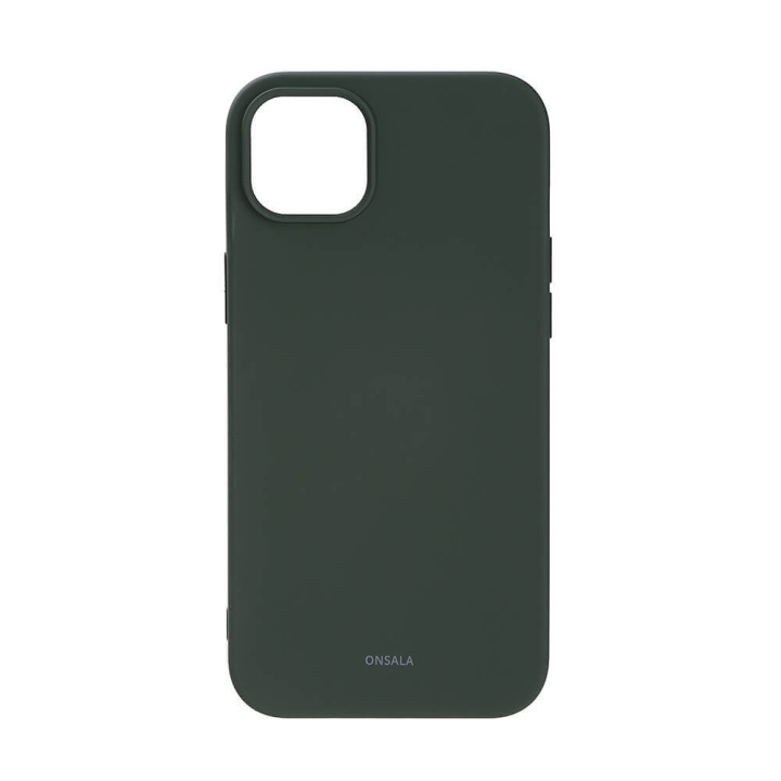 Onsala Mobilskal Silikon Olive Green - iPhone 14 Plus i gruppen SMARTPHONE & SURFPLATTOR / Mobilskydd / Apple / iPhone 14 hos TP E-commerce Nordic AB (C15858)