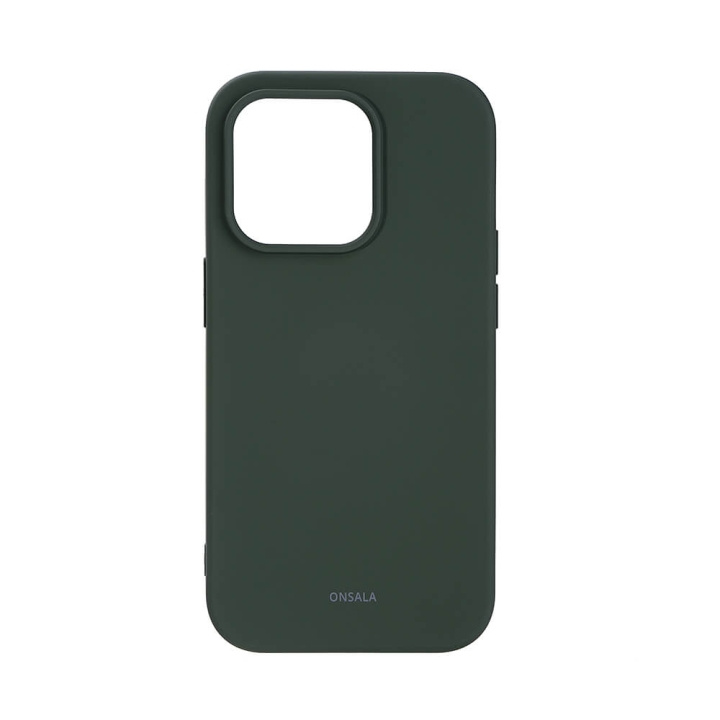 ONSALA Mobilskal Silikon Olive Green - iPhone 14 Pro i gruppen SMARTPHONE & SURFPLATTOR / Mobilskydd / Apple / iPhone 14 hos TP E-commerce Nordic AB (C15859)