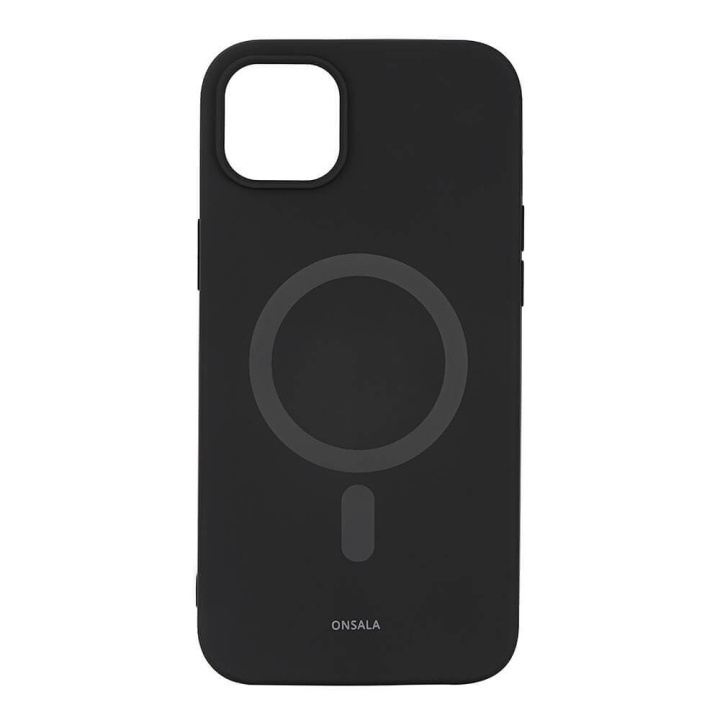 Onsala Mobilskal Silikon MagSeries Black - iPhone 14 Plus i gruppen SMARTPHONE & SURFPLATTOR / Mobilskydd / Apple / iPhone 14 hos TP E-commerce Nordic AB (C15862)