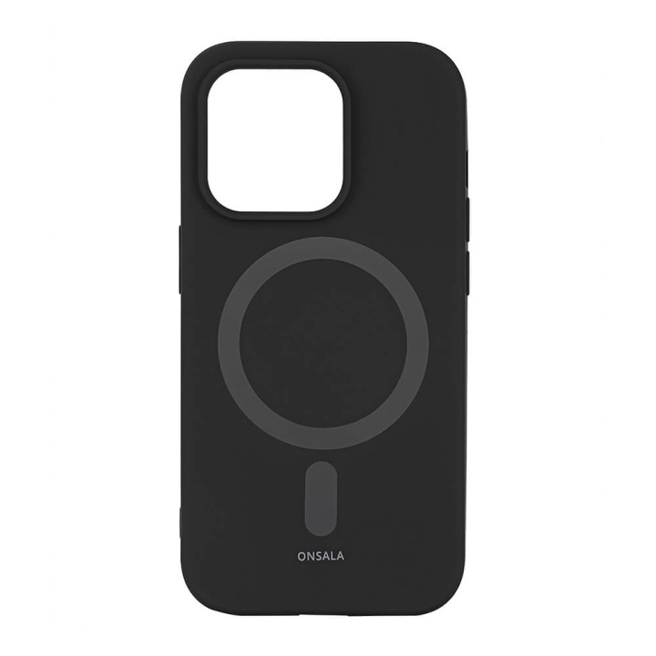 Onsala Mobilskal Silikon MagSeries Black - iPhone 14 Pro i gruppen SMARTPHONE & SURFPLATTOR / Mobilskydd / Apple / iPhone 14 hos TP E-commerce Nordic AB (C15863)