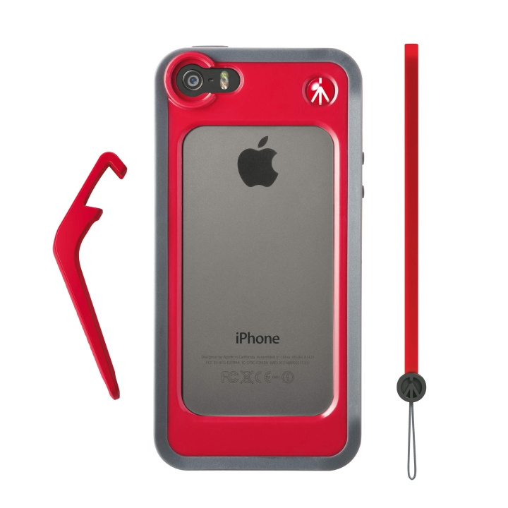 MANFROTTO Skal iPhone 5/5S KLYP Röd i gruppen SMARTPHONE & SURFPLATTOR / Mobilskydd / Apple / iPhone 5/5S/SE / Skal hos TP E-commerce Nordic AB (C15872)