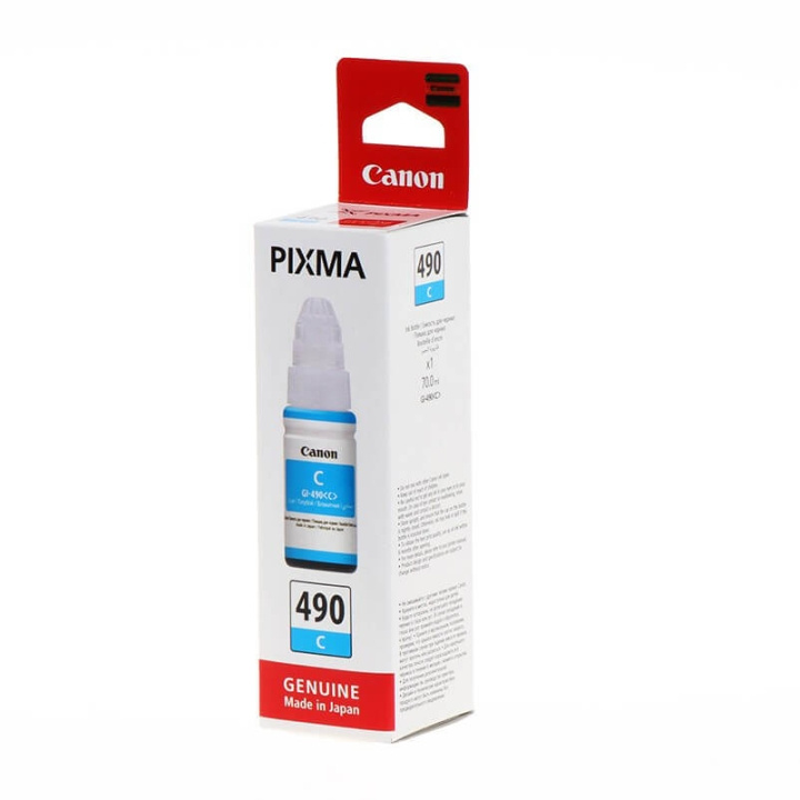 Canon Bläck 0664C001 GI-490 Cyan i gruppen DATORER & KRINGUTRUSTNING / Skrivare & Tillbehör / Bläck & Toner / Bläckpatroner / Canon hos TP E-commerce Nordic AB (C15897)