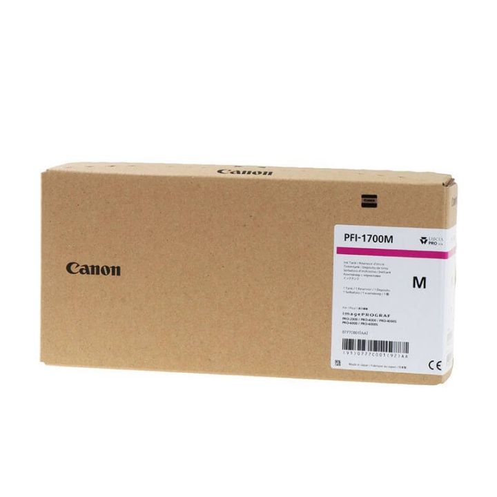 Canon Bläck 0777C001 PFI-1700 Magenta i gruppen DATORER & KRINGUTRUSTNING / Skrivare & Tillbehör / Bläck & Toner / Bläckpatroner / Canon hos TP E-commerce Nordic AB (C15903)