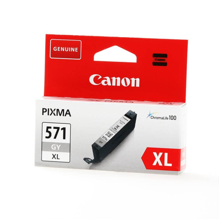 Canon Bläck 0335C001 CLI-571XL Grå i gruppen DATORER & KRINGUTRUSTNING / Skrivare & Tillbehör / Bläck & Toner / Bläckpatroner / Canon hos TP E-commerce Nordic AB (C15953)