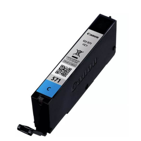 Canon Bläck 0386C001 CLI-571 Cyan i gruppen DATORER & KRINGUTRUSTNING / Skrivare & Tillbehör / Bläck & Toner / Bläckpatroner / Canon hos TP E-commerce Nordic AB (C15957)