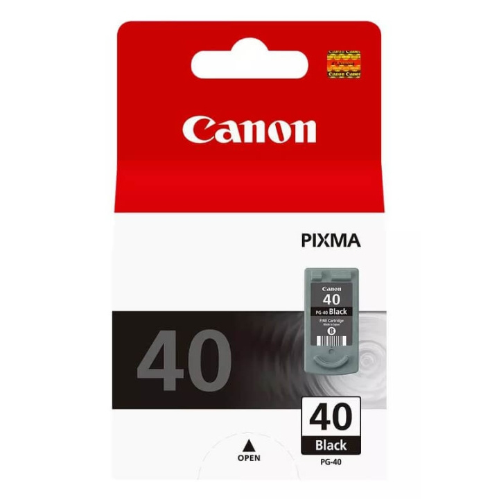 Canon Bläck 0615B001 PG-40 Svart i gruppen DATORER & KRINGUTRUSTNING / Skrivare & Tillbehör / Bläck & Toner / Bläckpatroner / Canon hos TP E-commerce Nordic AB (C15962)