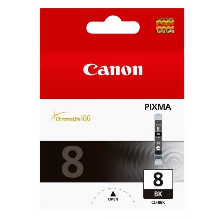 Canon Bläck 0620B001 CLI-8 Svart i gruppen DATORER & KRINGUTRUSTNING / Skrivare & Tillbehör / Bläck & Toner / Bläckpatroner / Canon hos TP E-commerce Nordic AB (C15966)