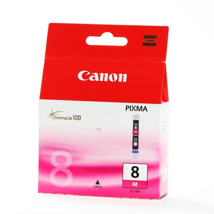 Canon Bläck 0622B001 CLI-8 Magenta i gruppen DATORER & KRINGUTRUSTNING / Skrivare & Tillbehör / Bläck & Toner / Bläckpatroner / Canon hos TP E-commerce Nordic AB (C15970)