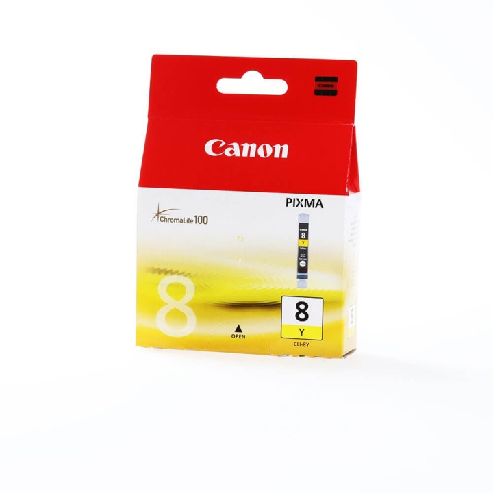 Canon Bläck 0623B001 CLI-8 Gul i gruppen DATORER & KRINGUTRUSTNING / Skrivare & Tillbehör / Bläck & Toner / Bläckpatroner / Canon hos TP E-commerce Nordic AB (C15971)